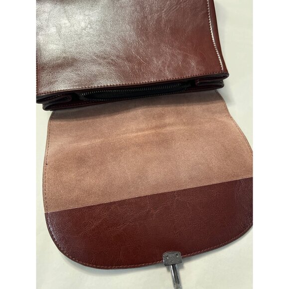 S-Zone Leather Backpack Brown Smooth - Picture 3 of 11